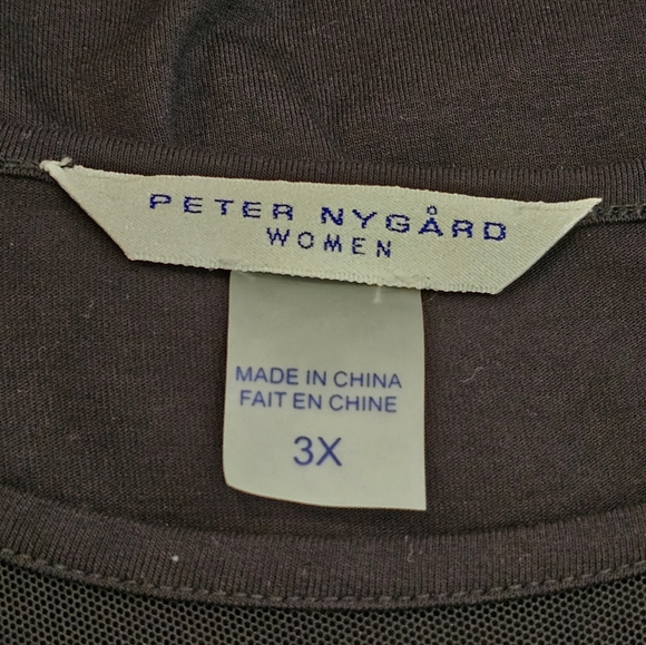 Peter Nygard Sleeveless Top, NWT, Sz 3X - Picture 3 of 4